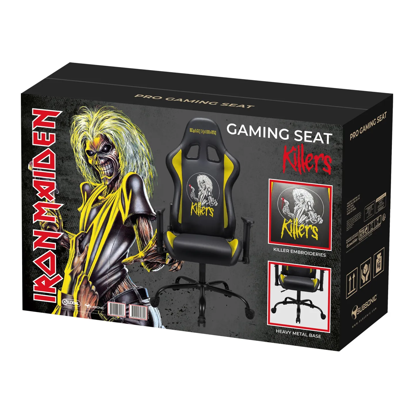 Siège gamer adulte Iron Maiden Killers | Subsonic