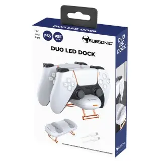 Duo led dock manette ps5