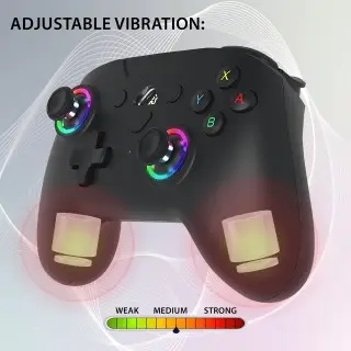 Manette Wireless Led Controller Black Subsonic