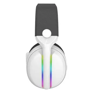 Casque audio gaming LED Vektra - Blanc | Subsonic