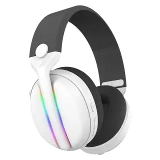 Casque audio gaming LED Vektra - Blanc | Subsonic