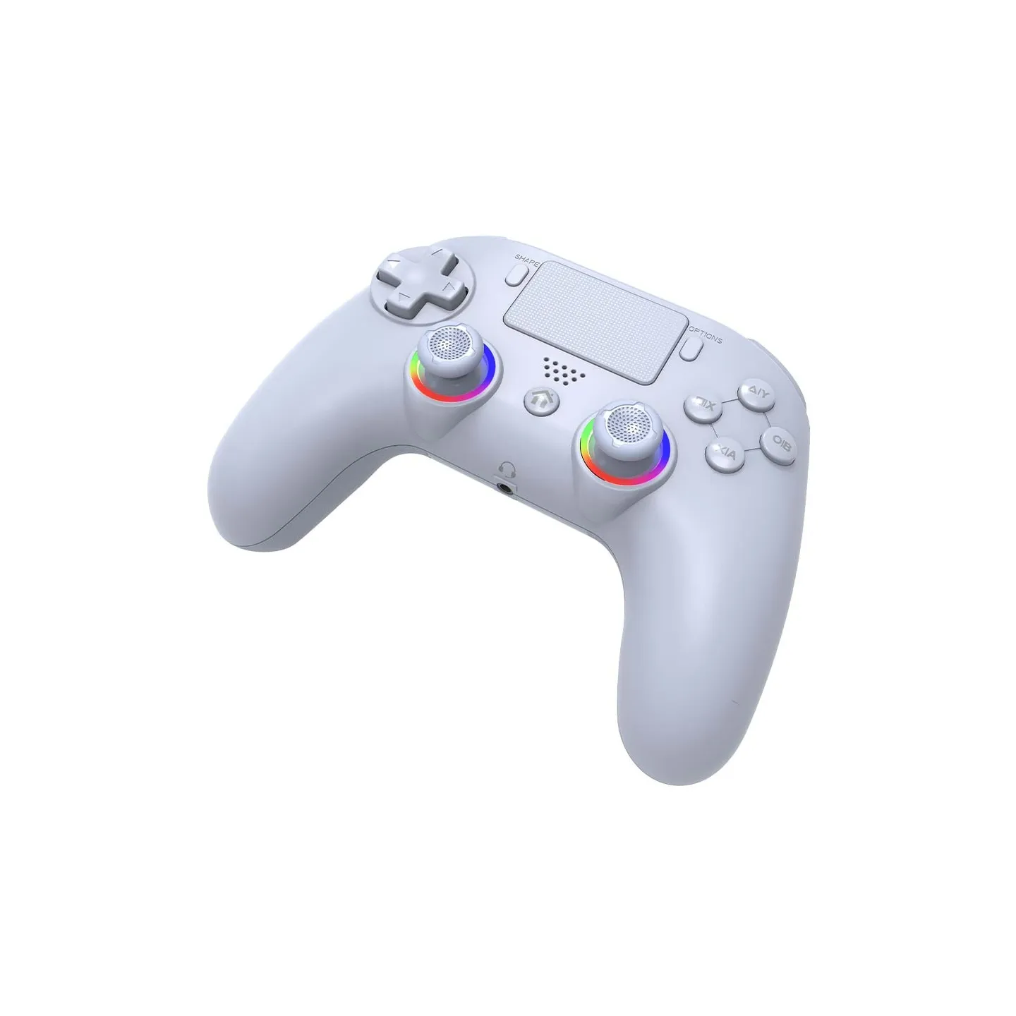 Manette PS4/PC sans fil LED - Blanche | Subsonic