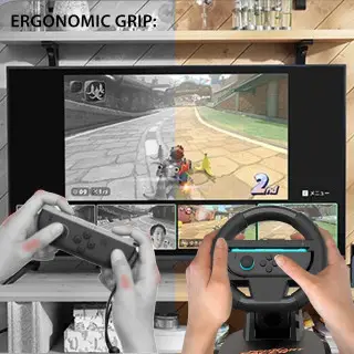 Pack de 2 volants pliables pour Nintendo Switch 2 & Switch | Subsonic