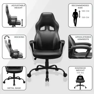 Chaise de bureau gamer Superman | Subsonic