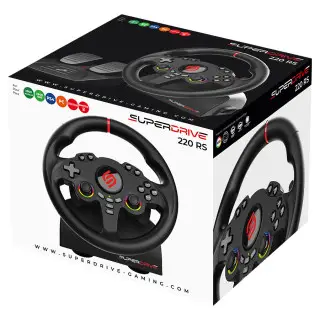 220 RS | Volant PS4, Xbox, Switch 2, Switch et PC