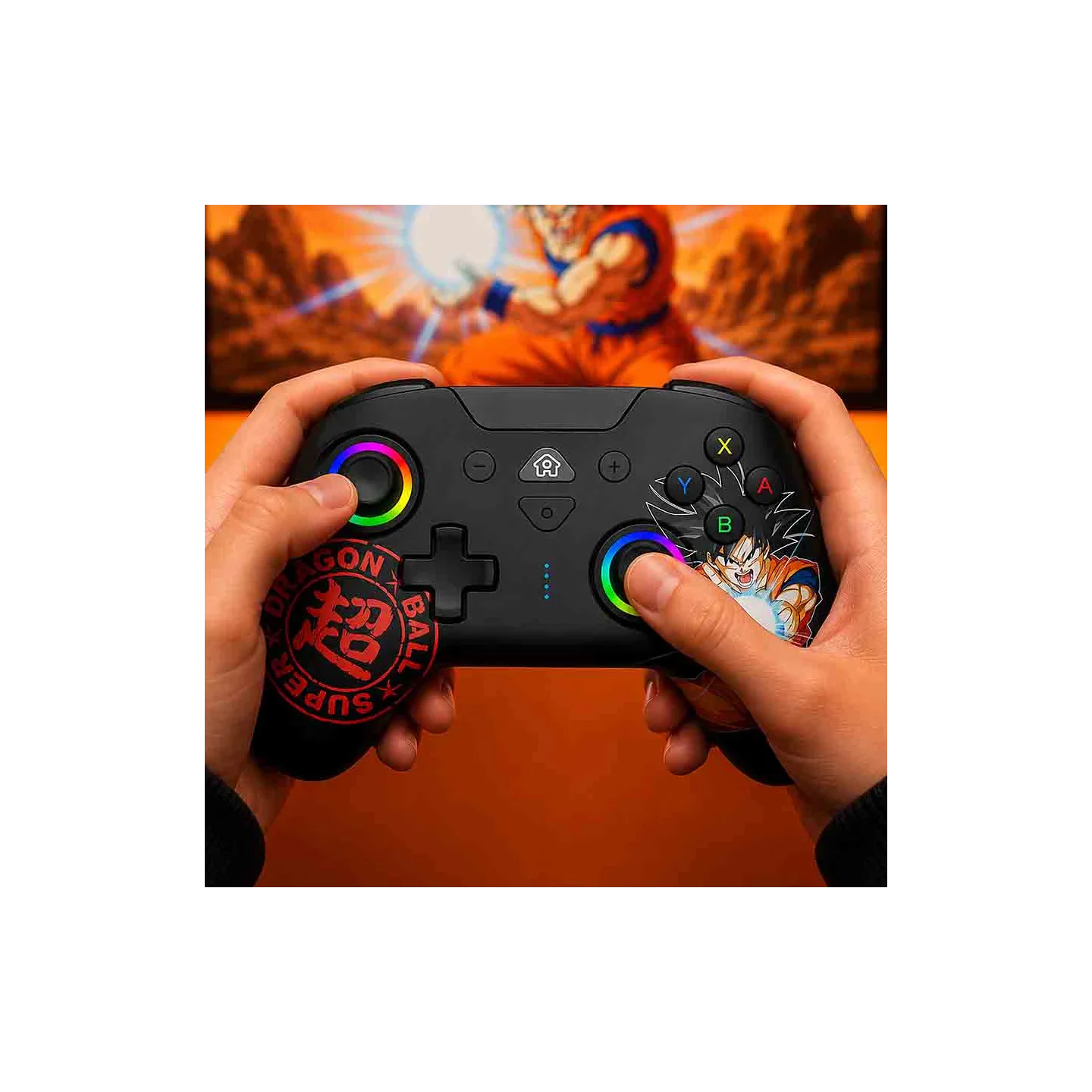 Blue wireless led controller for Switch 2 & Switch | Subsonic