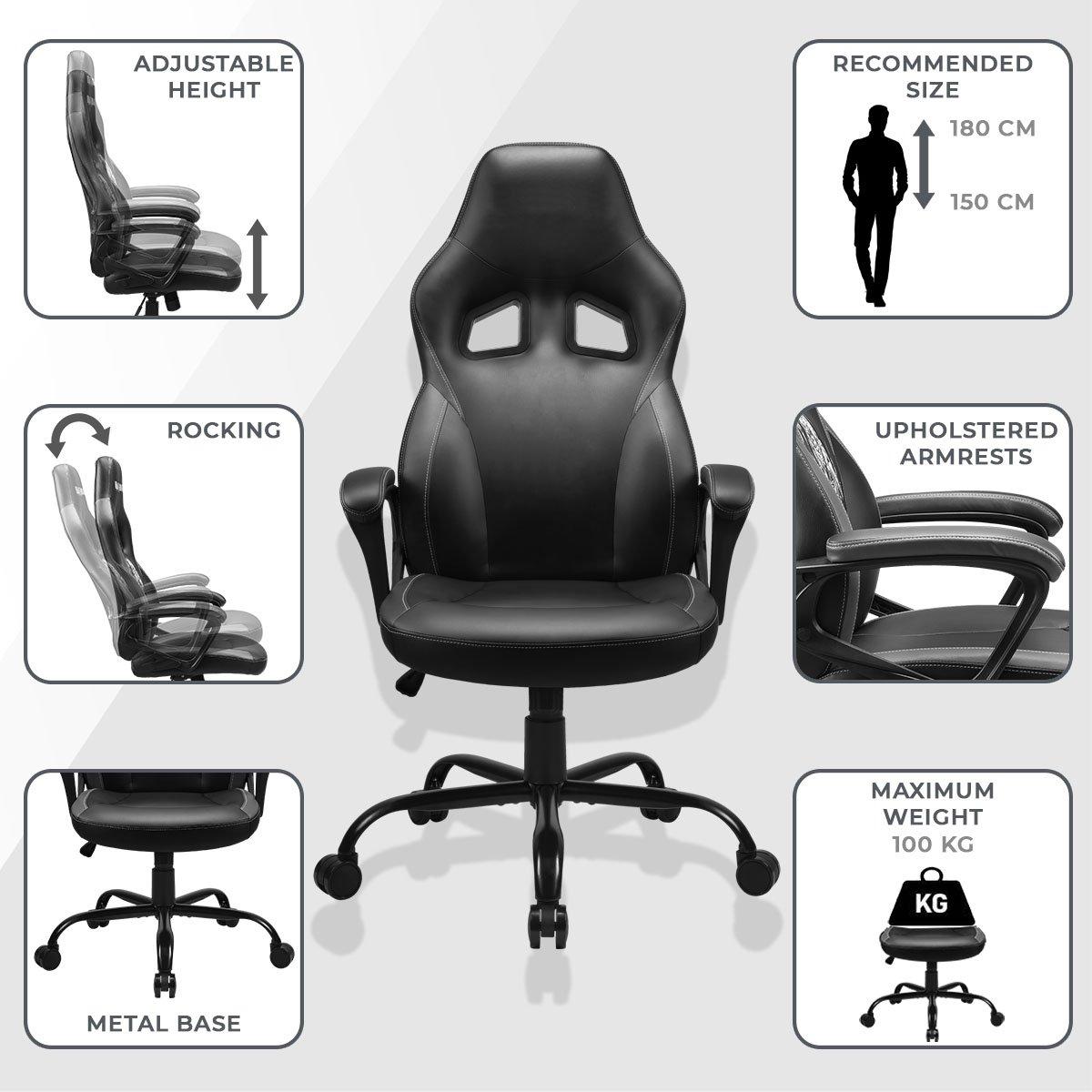 Chaise de bureau gamer Superman | Subsonic