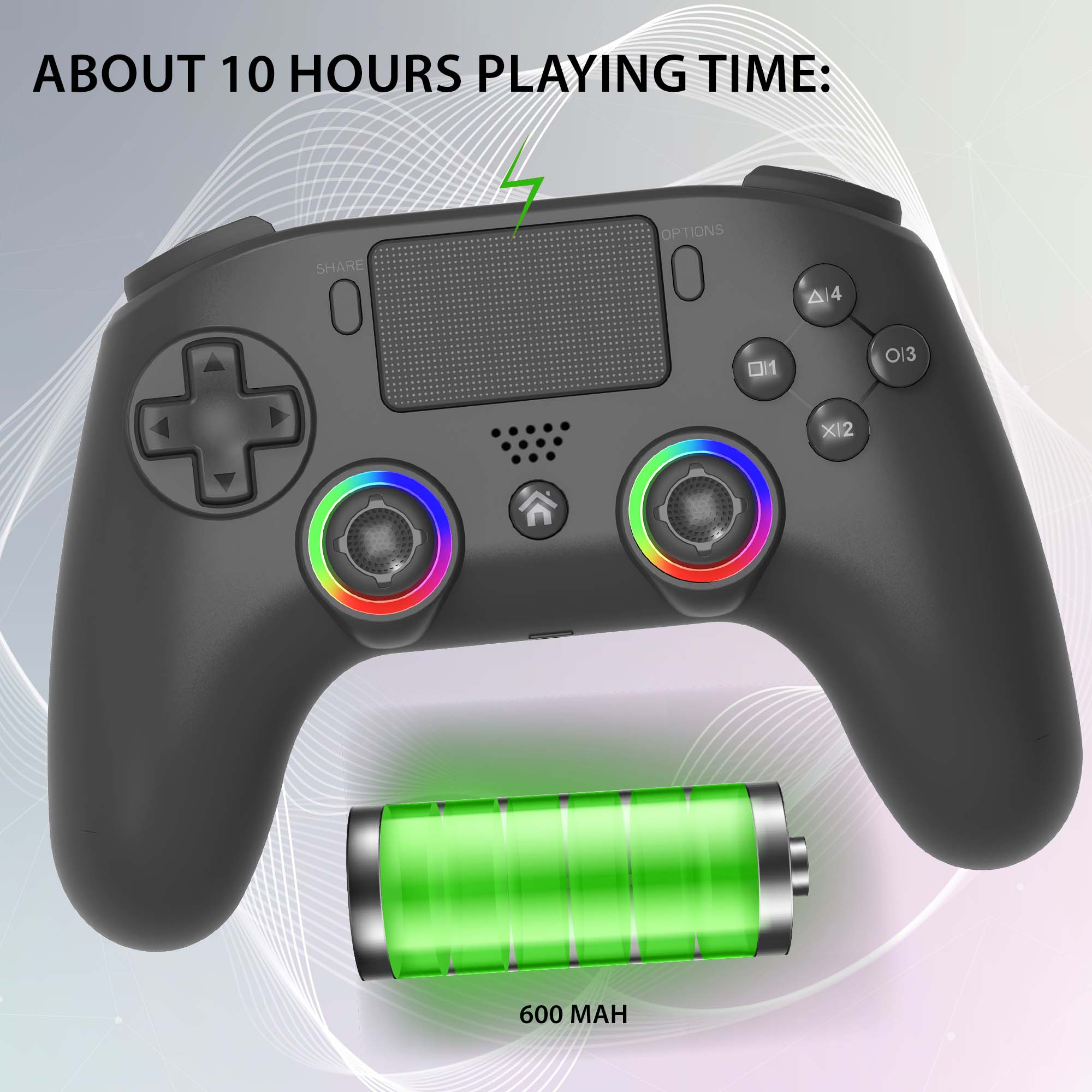 Subsonic, Steering wheels, controllers, chairs, and gaming accessories PS5 controller Subsonic