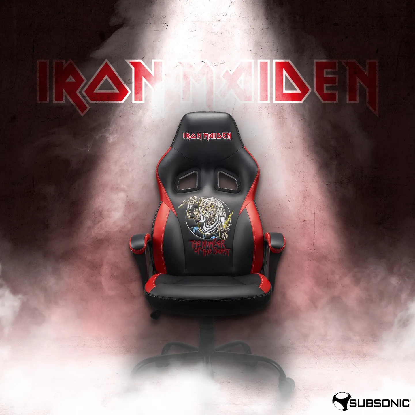 Gaming chair Iron Maiden - The Number of the Beast | Subsonic