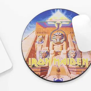 Iron Maiden Powerslave mouse pad