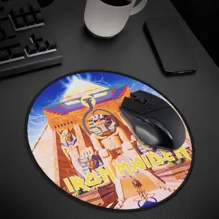 Iron Maiden Powerslave mouse pad