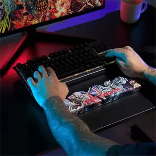 Iron Maiden wrist rest for keyboard