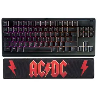AC/DC wrist rest for keyboard