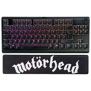 Motorhead wrist rest for keyboard
