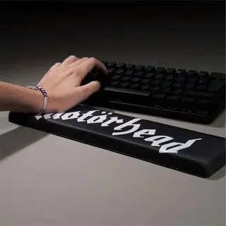 Motorhead wrist rest for keyboard