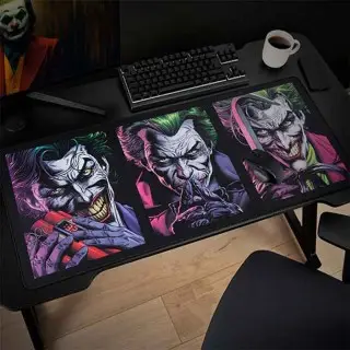 the Joker XXL mouse pad