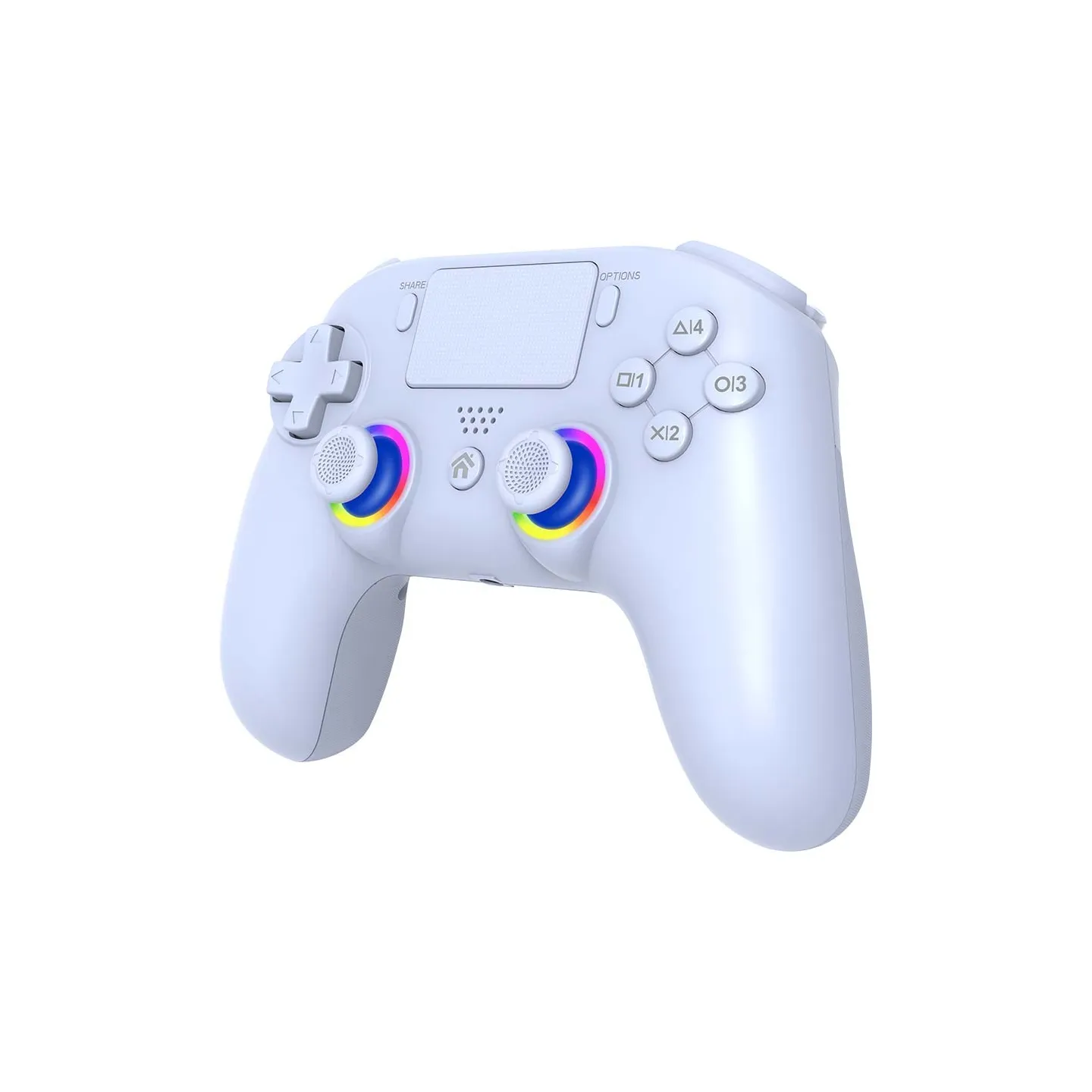 Manette PS5 sans fil LED - Blanche | Subsonic