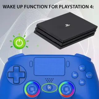 Wireless led controller for PS4 blue| Subsonic