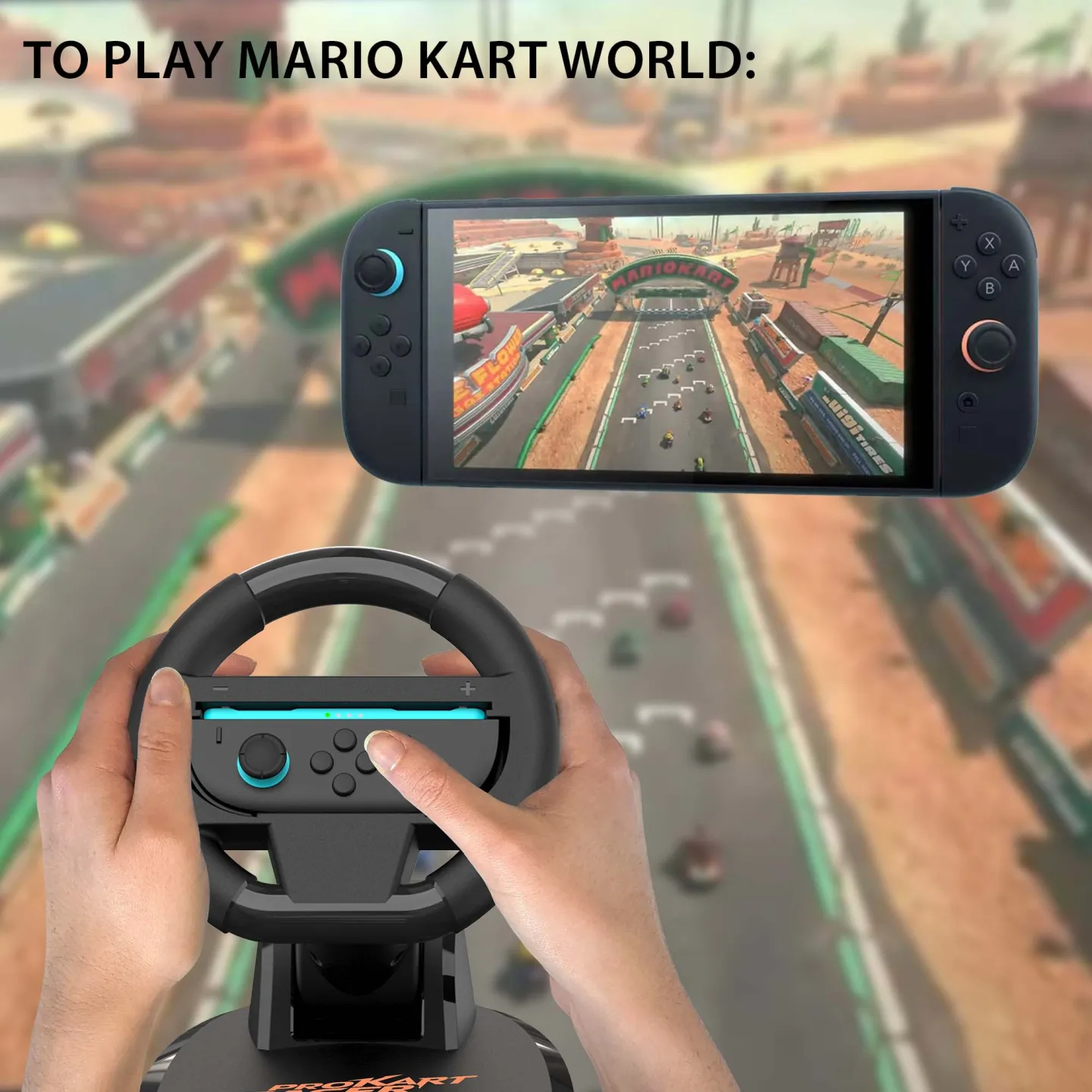 Steering wheel for joycons Switch 1 & 2