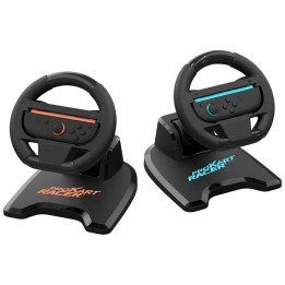 Pack of 2 steering wheel for joycons Switch 1 & 2