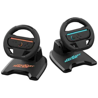 Pack of 2 steering wheel for joycons Switch 1 & 2