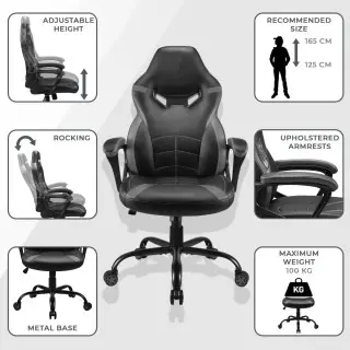 Batman gaming chair for kids - Power Up | Subsonic
