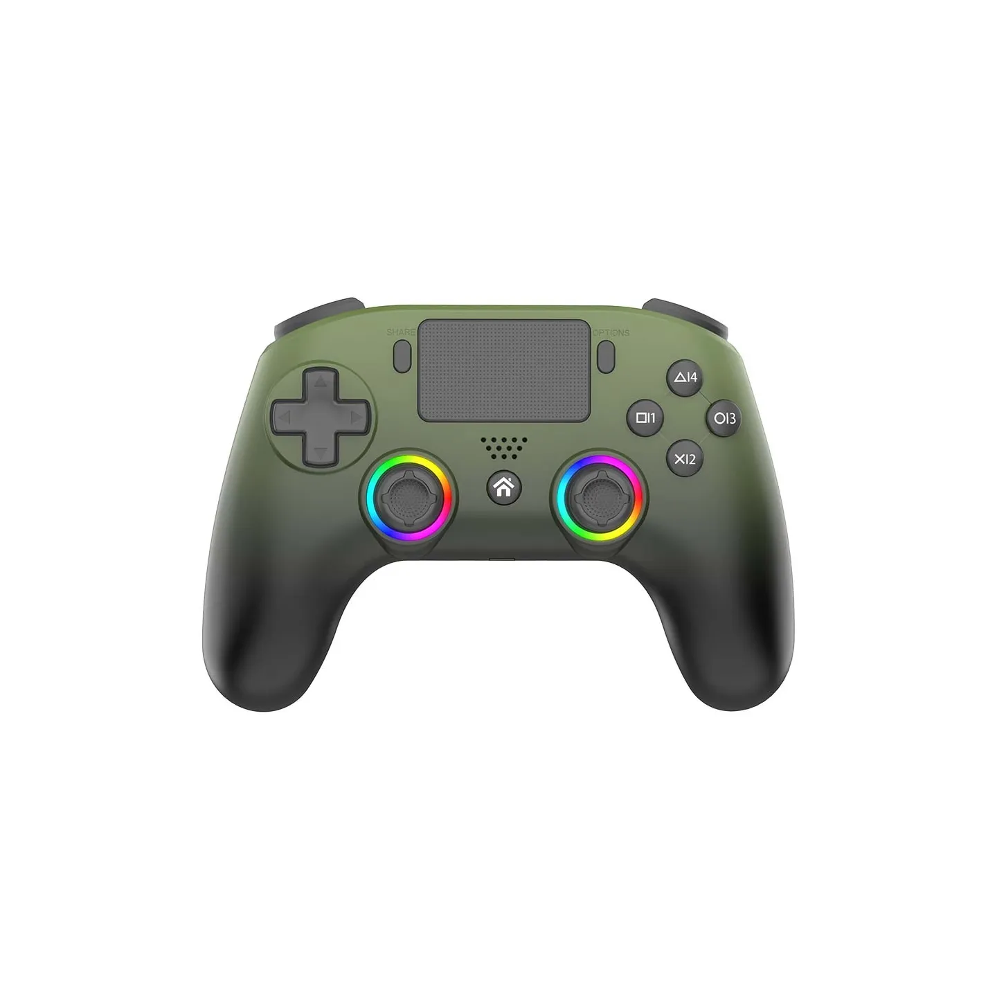 Manette PS5 sans fil LED - Verte | Subsonic