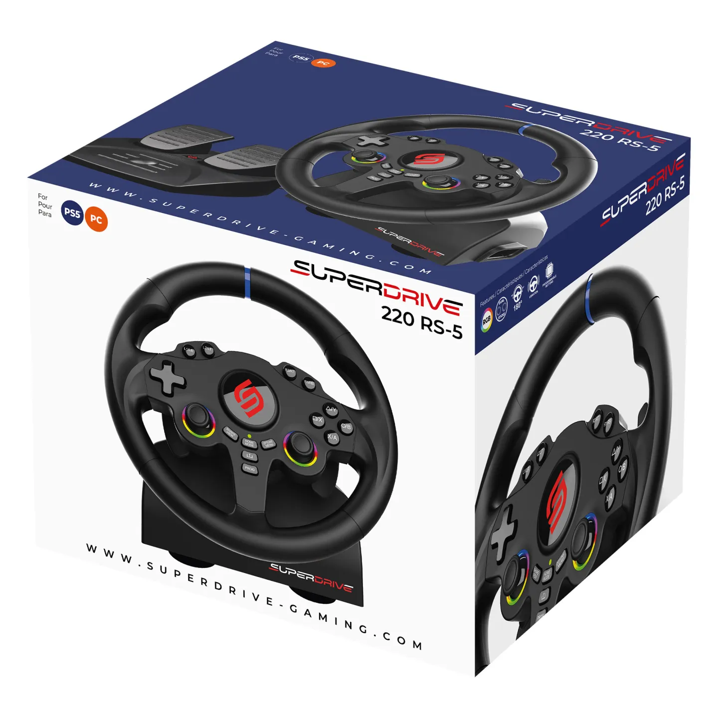Steering wheel Superdrive 220 RS-5| Subsonic