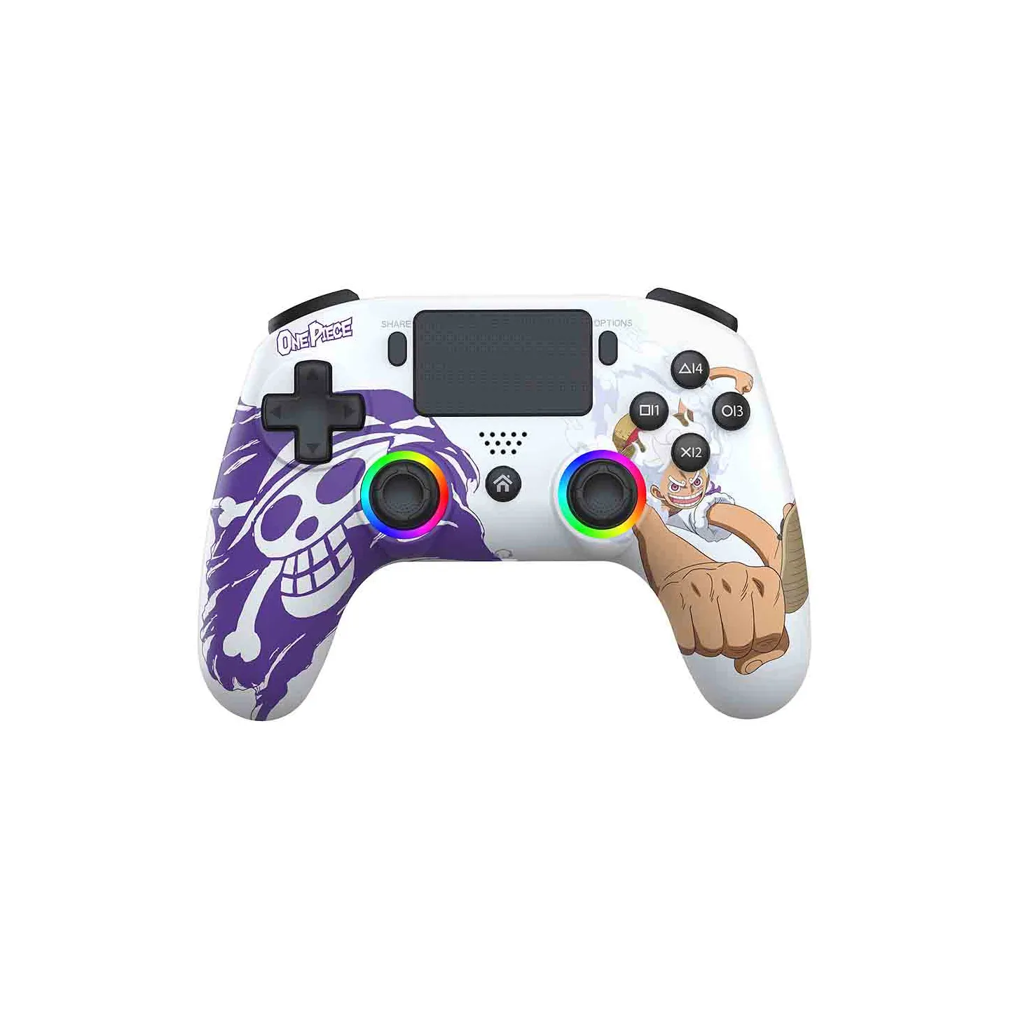 Manette PS5 sans Fil LED One Piece - Blanche | Subsonic