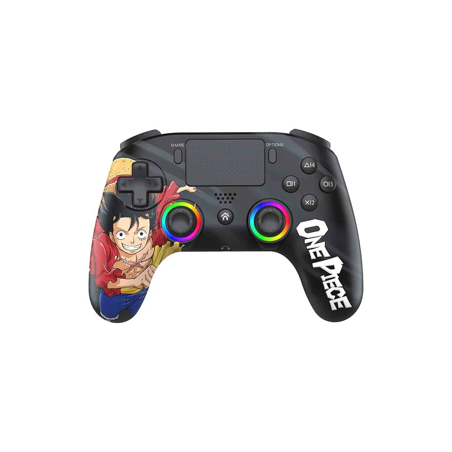Manette PS5 sans Fil LED One Piece - Noire | Subsonic