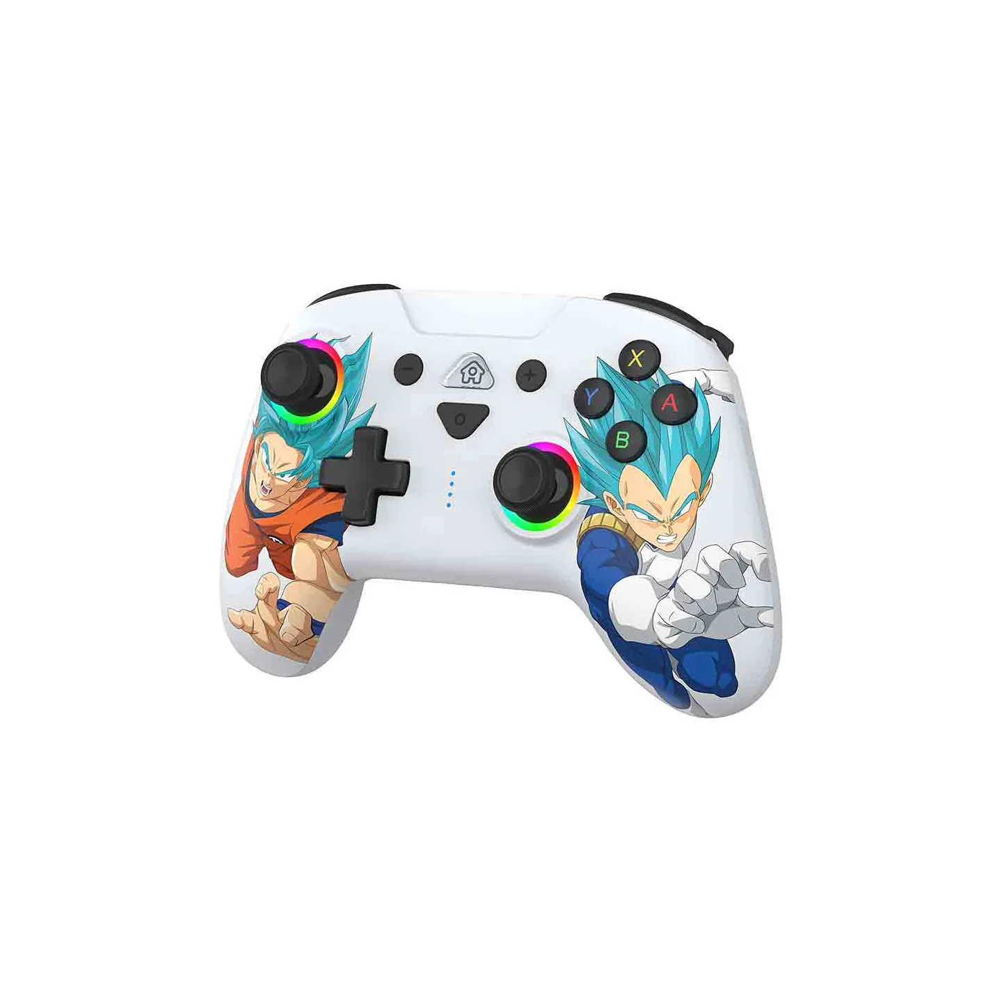 Manette LED sans fil pour Switch 2 & Switch Dragon Ball blanche | Subsonic